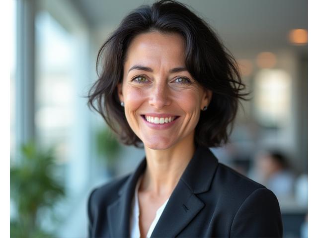 Ritratto professionale della Dottoressa Elena Rossi, nutrizionista.