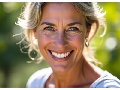 Immagine di trasformazione 'prima e dopo' di una donna fiduciosa che ha migliorato il suo benessere