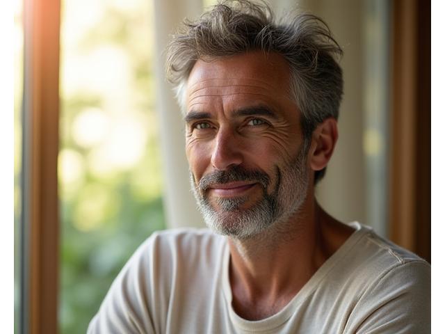 Ritratto di Marco Bianchi, specialista in mindfulness e benessere olistico